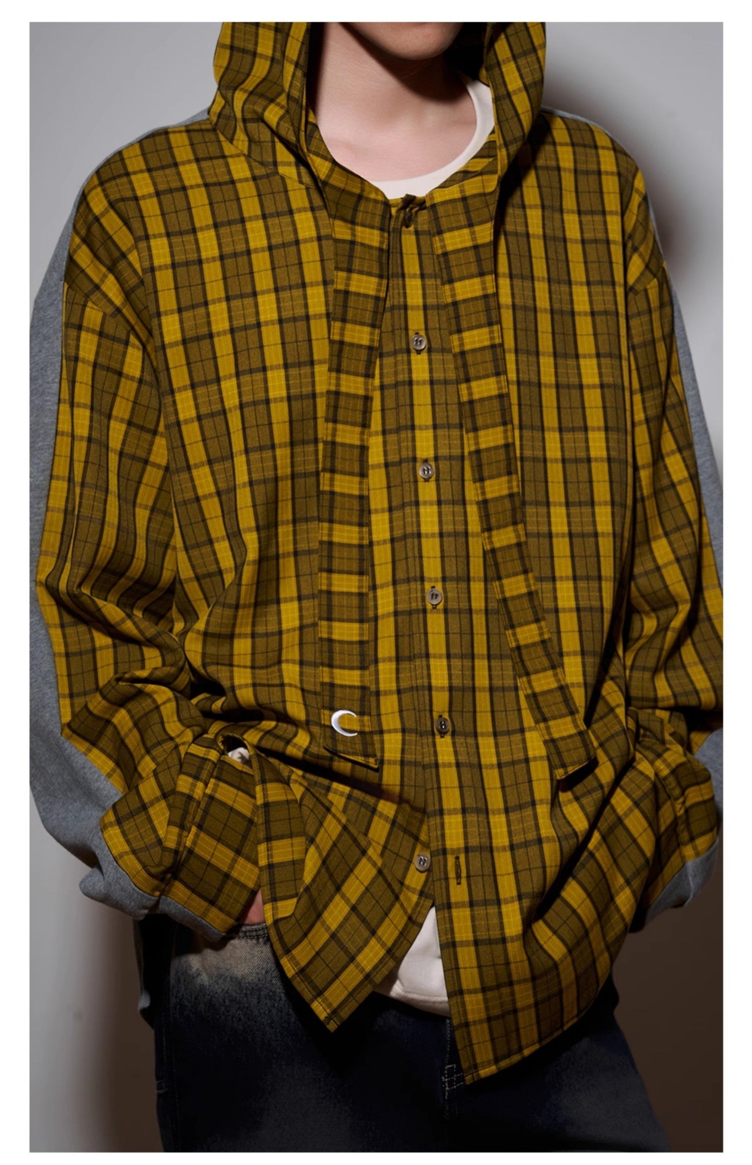 Cotton Hooded Cloak Shirt For Men And Women