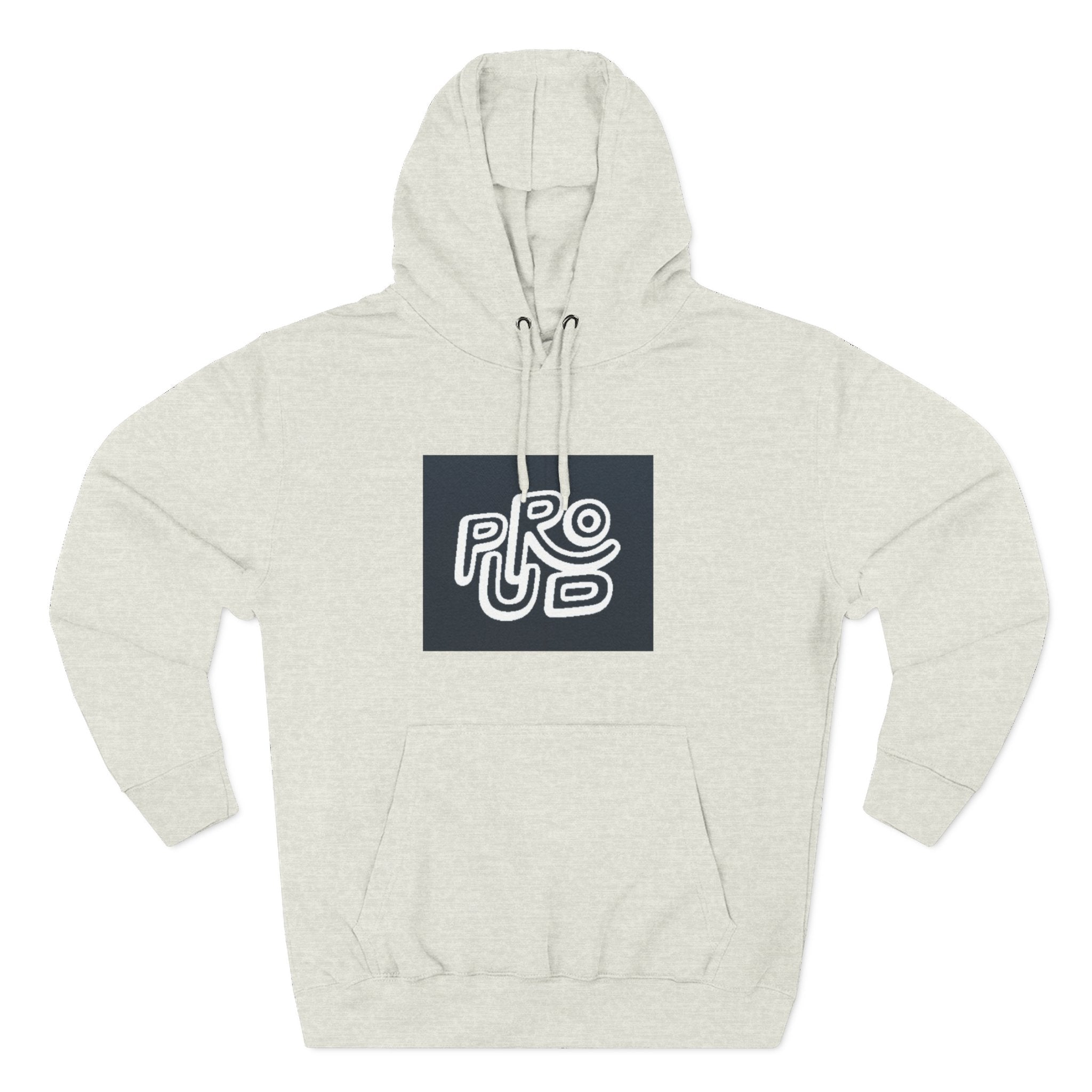 Three-Panel Fleece Hoodie
