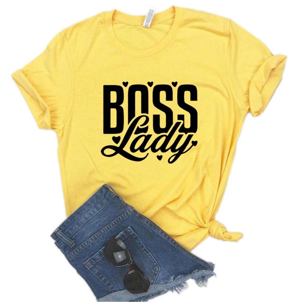 LADY English printed cotton t-shirt