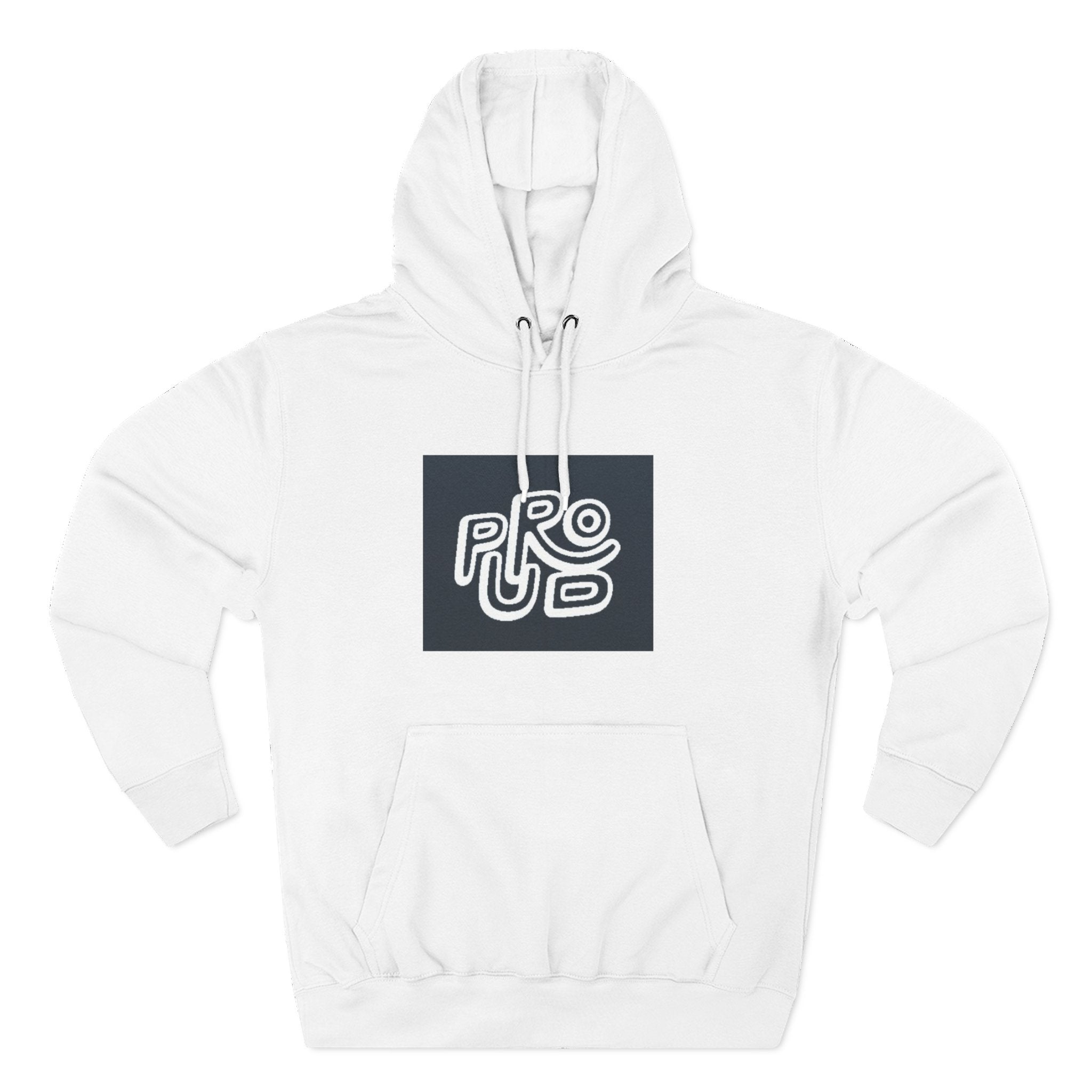 Three-Panel Fleece Hoodie
