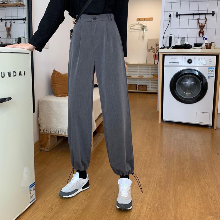High Waist Loose Straight Leg Wide Leg Trousers