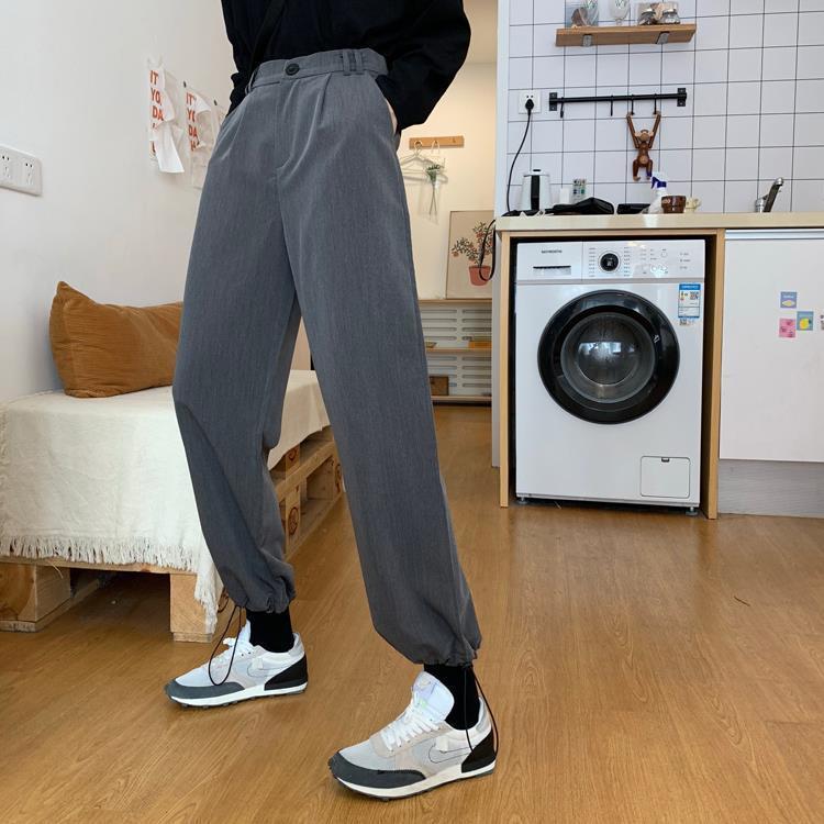 High Waist Loose Straight Leg Wide Leg Trousers