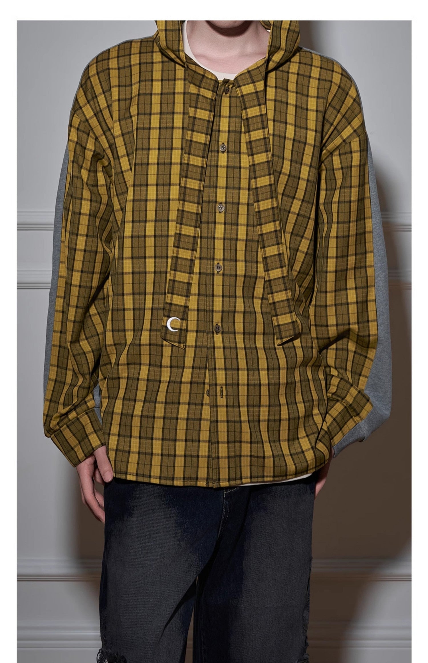 Cotton Hooded Cloak Shirt For Men And Women