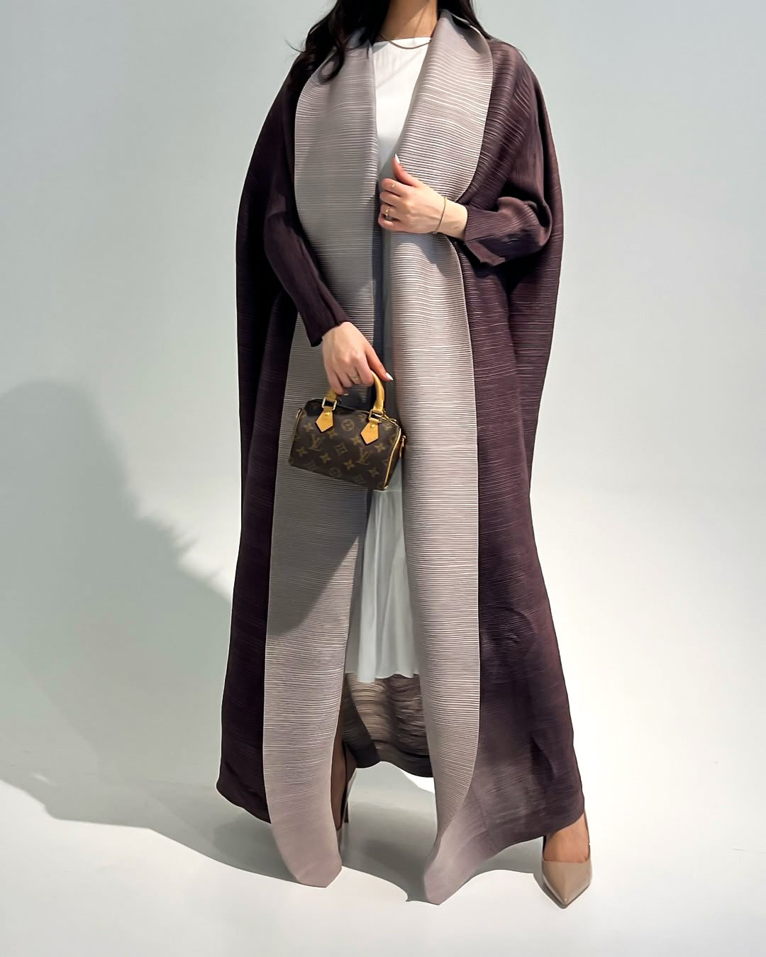 Fashionable Gradient Coat Long Skirt For Women