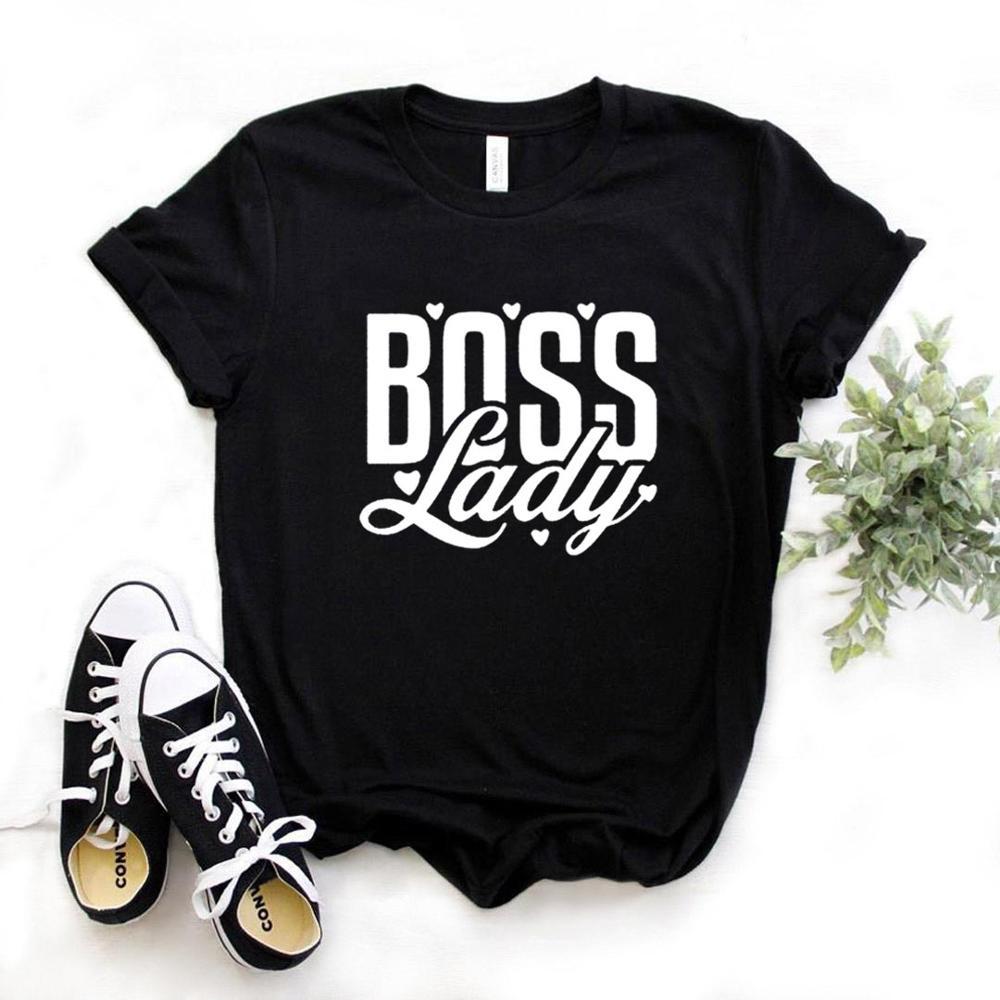 LADY English printed cotton t-shirt
