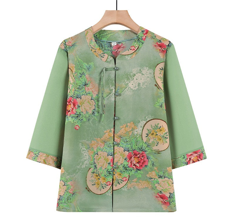 Middle-aged And Elderly Tang Suit