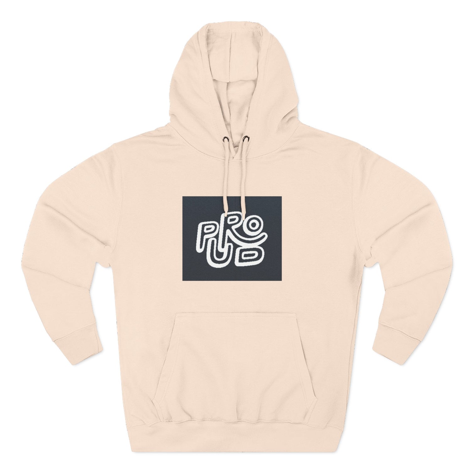 Three-Panel Fleece Hoodie