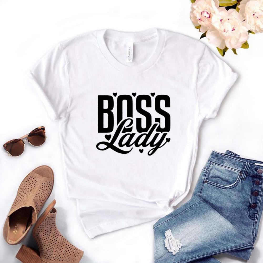 LADY English printed cotton t-shirt