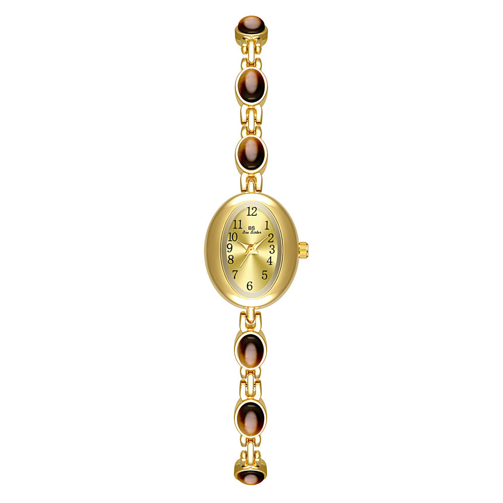 Natural Jade Multi-treasure Bracelet Fu Lu Shou