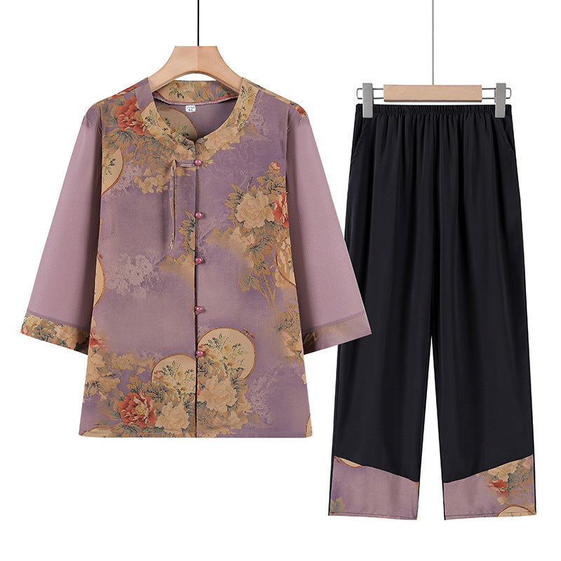 Middle-aged And Elderly Tang Suit