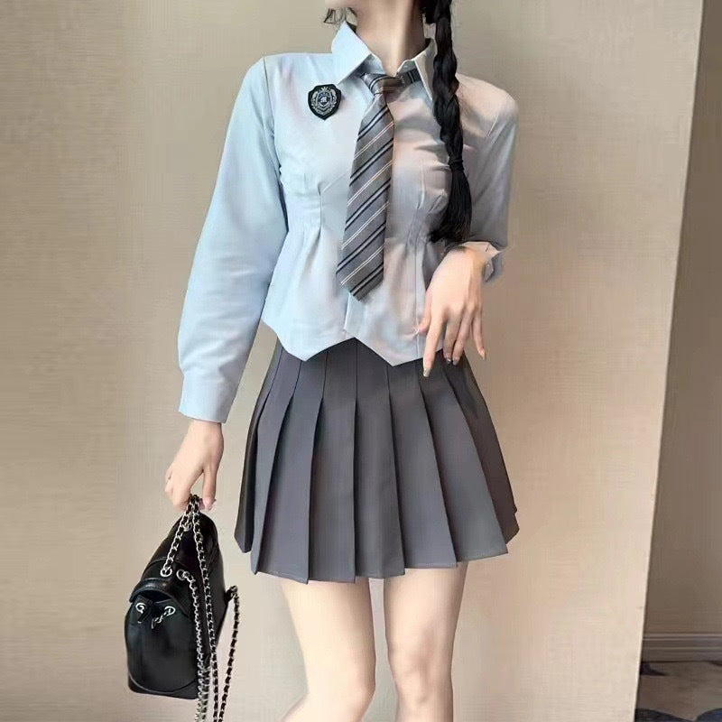 Jk Waist Trimming Shirt Women&