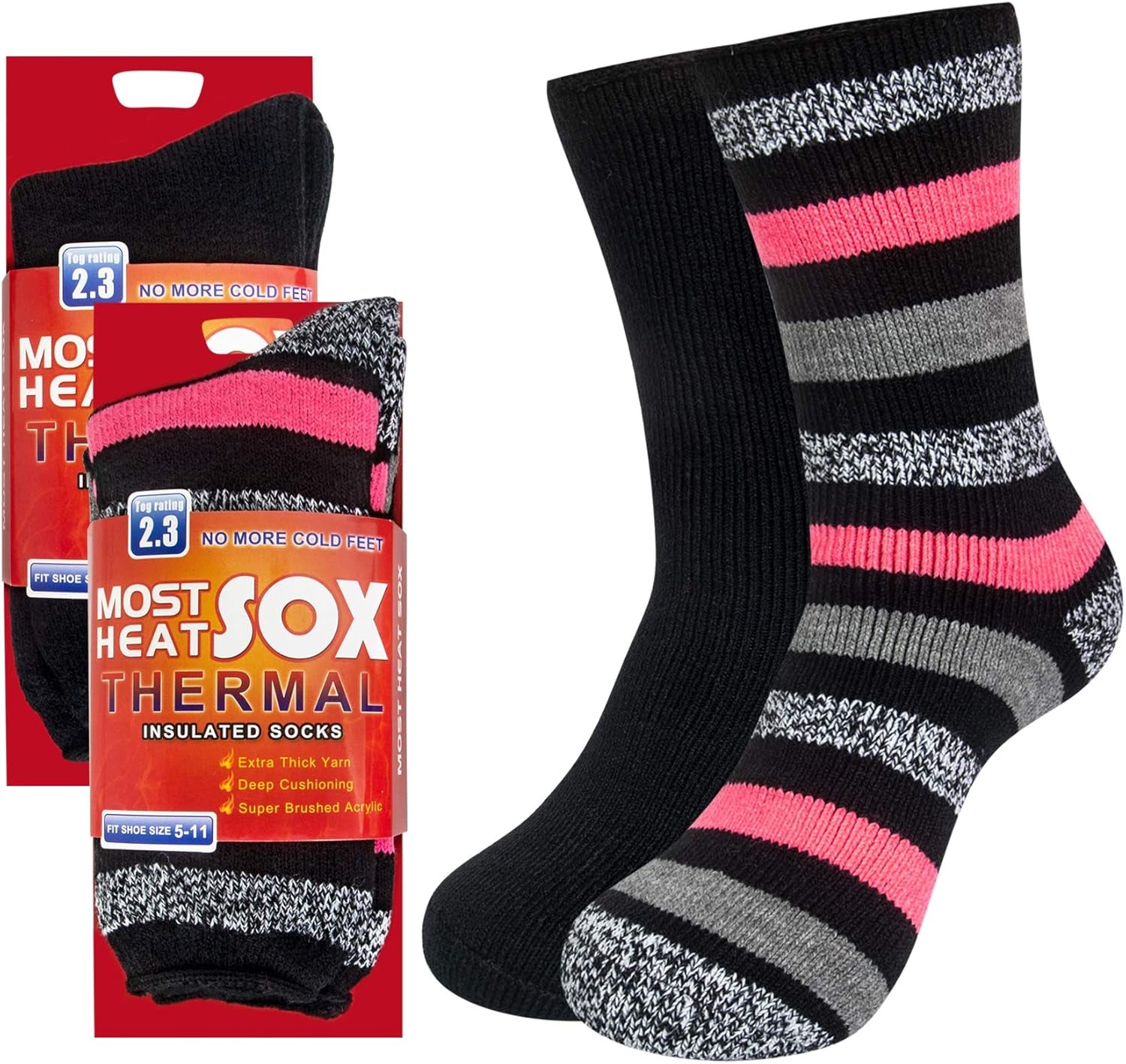 Thermal Socks for Women, Winter Warm Cold Weather Socks for Workout & Outdoor Activities