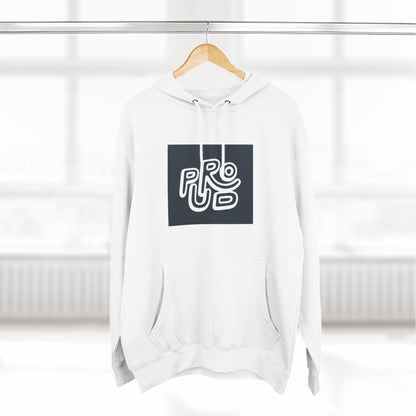 Three-Panel Fleece Hoodie