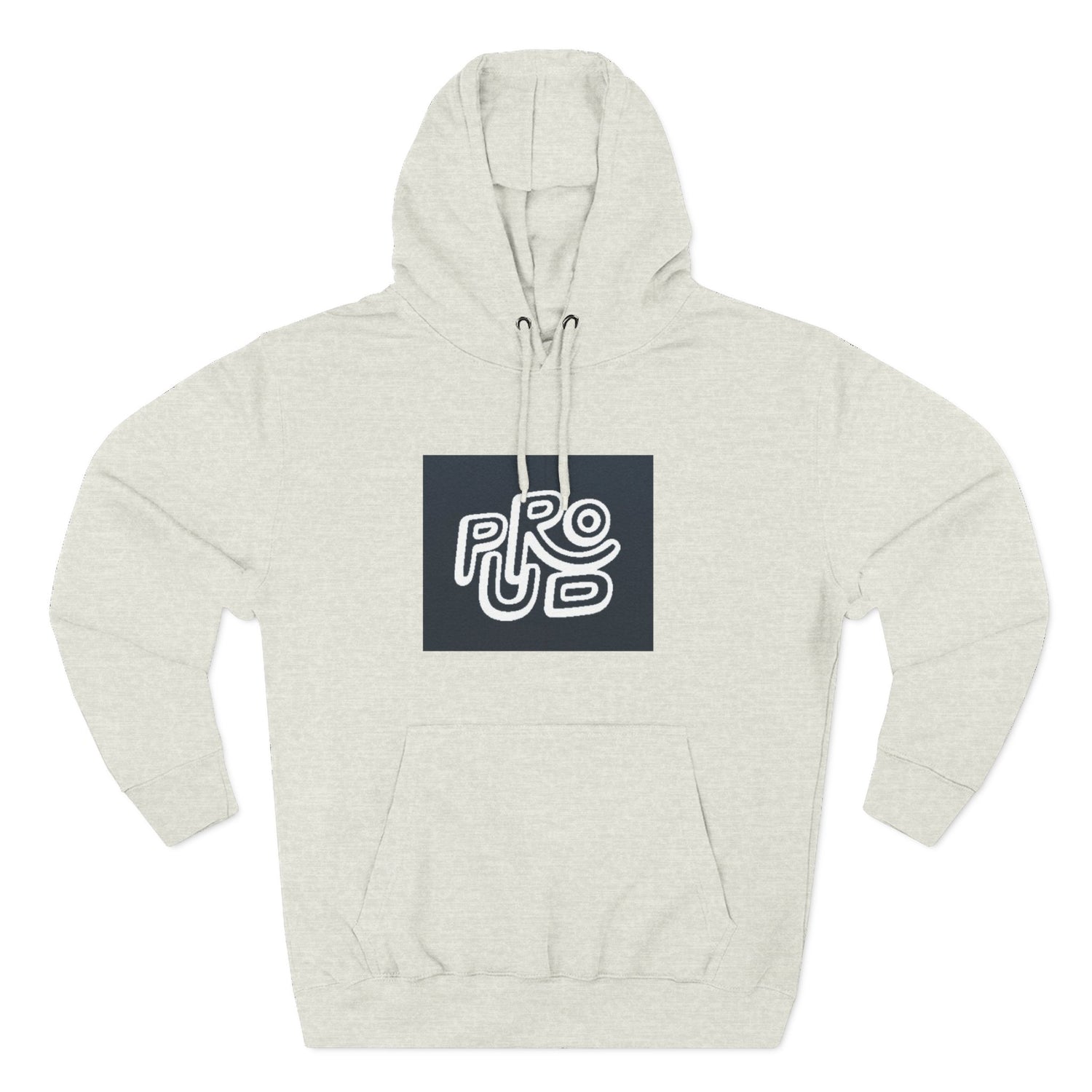 Three-Panel Fleece Hoodie