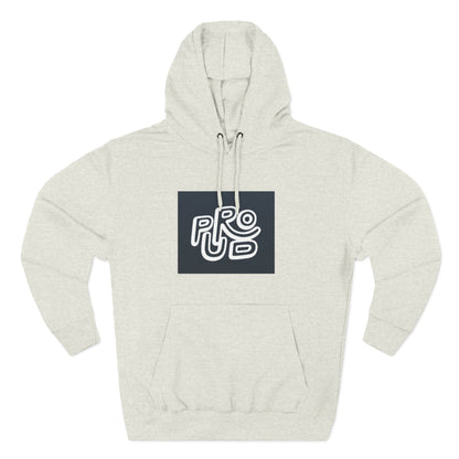 Three-Panel Fleece Hoodie