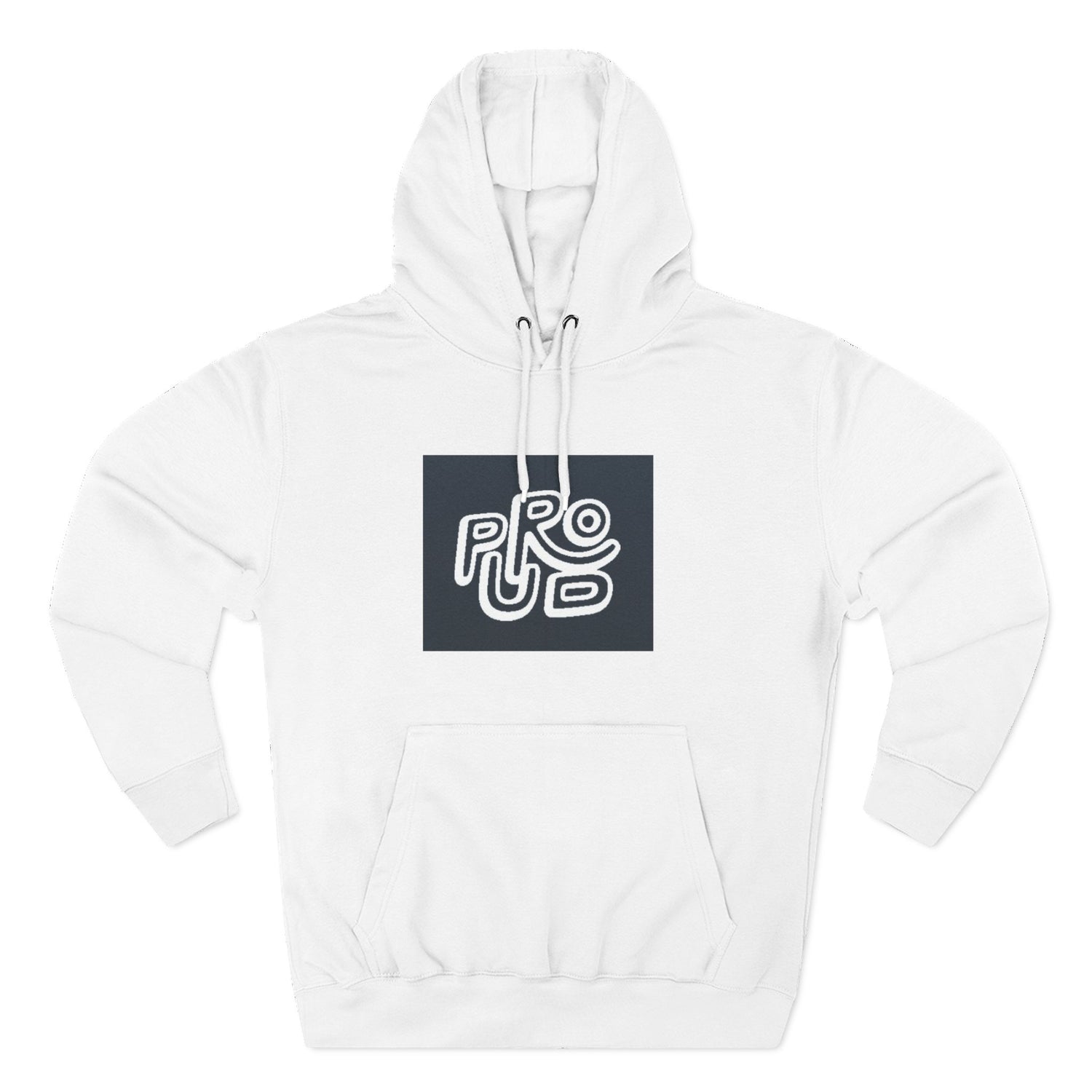 Three-Panel Fleece Hoodie