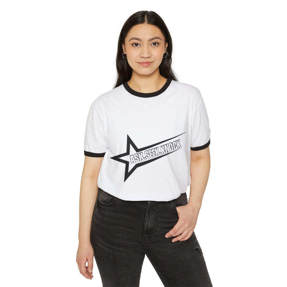 Unisex Cotton Ringer T-Shirt
