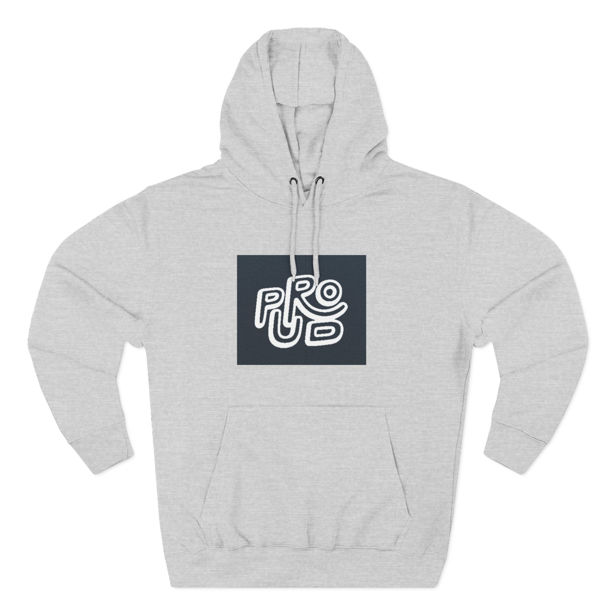 Three-Panel Fleece Hoodie