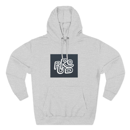 Three-Panel Fleece Hoodie
