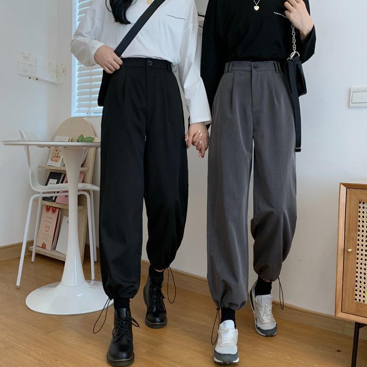 High Waist Loose Straight Leg Wide Leg Trousers