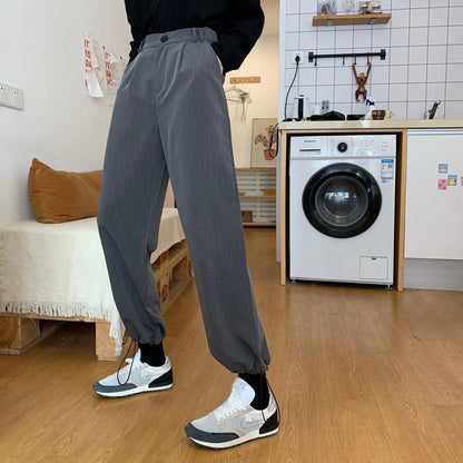 High Waist Loose Straight Leg Wide Leg Trousers