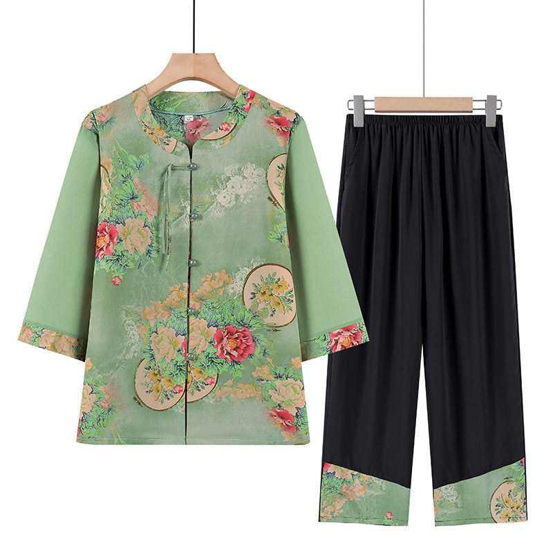 Middle-aged And Elderly Tang Suit