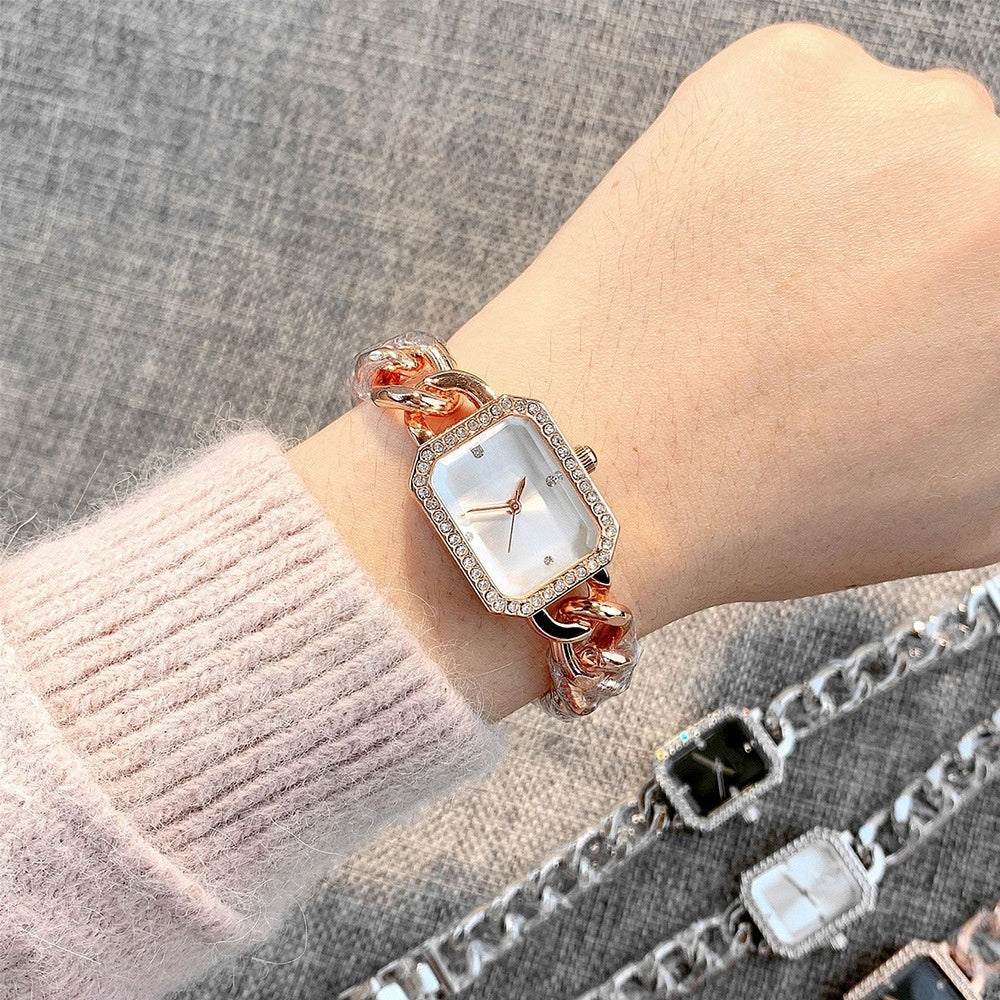 Luxury Classic Style Rectangular Women&