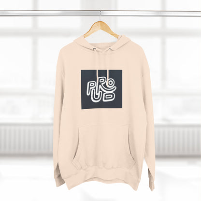 Three-Panel Fleece Hoodie