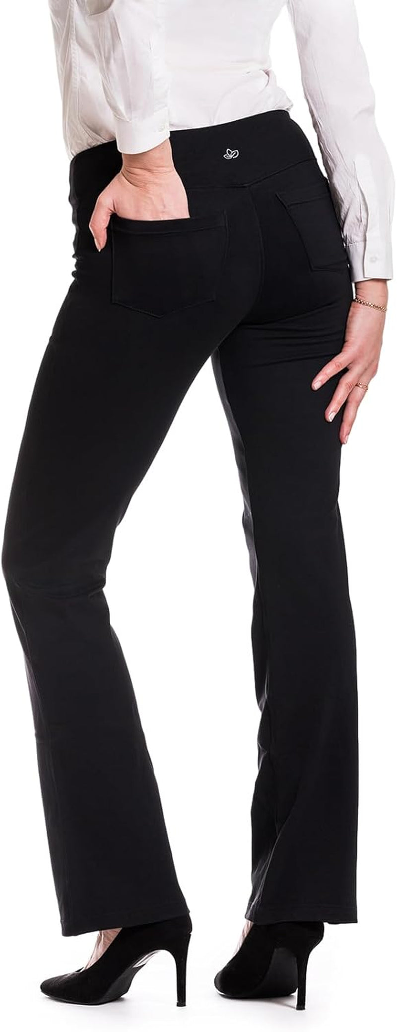 ,27"/29"/31"/33"/35"/37",Women'S Bootcut Yoga Pants Workout Pants Side Pockets