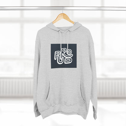 Three-Panel Fleece Hoodie