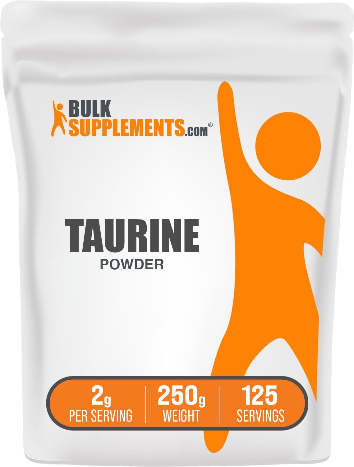 .COM Taurine Powder - Taurine Supplement, Taurine 2000Mg, Amino Acids Supplement - Heart Health Supplements, Unflavored & Gluten Free, 2G per Serving, 250G (8.8 Oz)