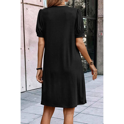 New Casual Loose Slim Fit Straight Dress Women